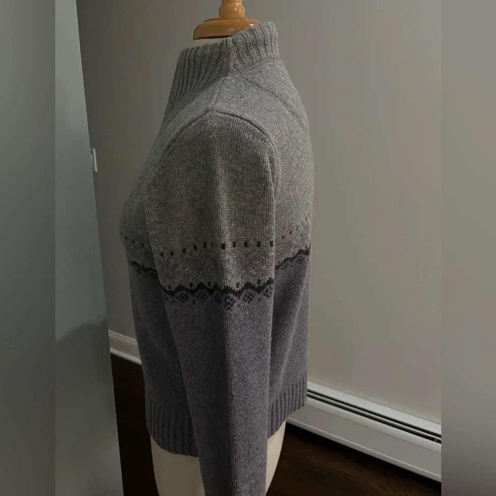 NWOT Woolrich Lambswool Mock Neck Sweater Size Small Z539 - Picture 3 of 4